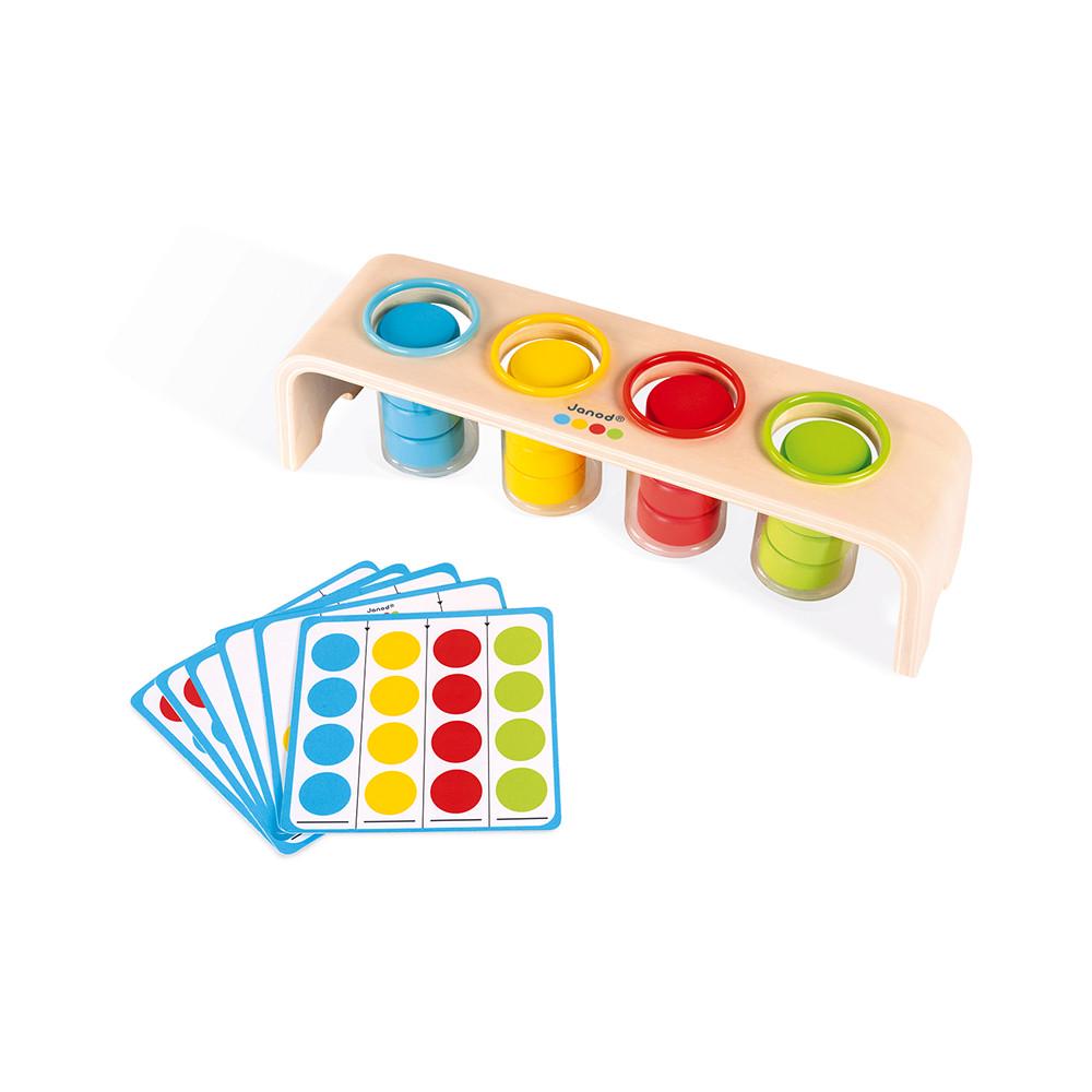 Сортер деревянный развивающий Janod J05066 Изучаем цвета (29596565) - фото 4