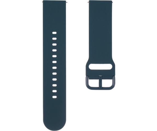 Ремешок силиконовый для смарт-часов Thick style 22 мм Teal blue