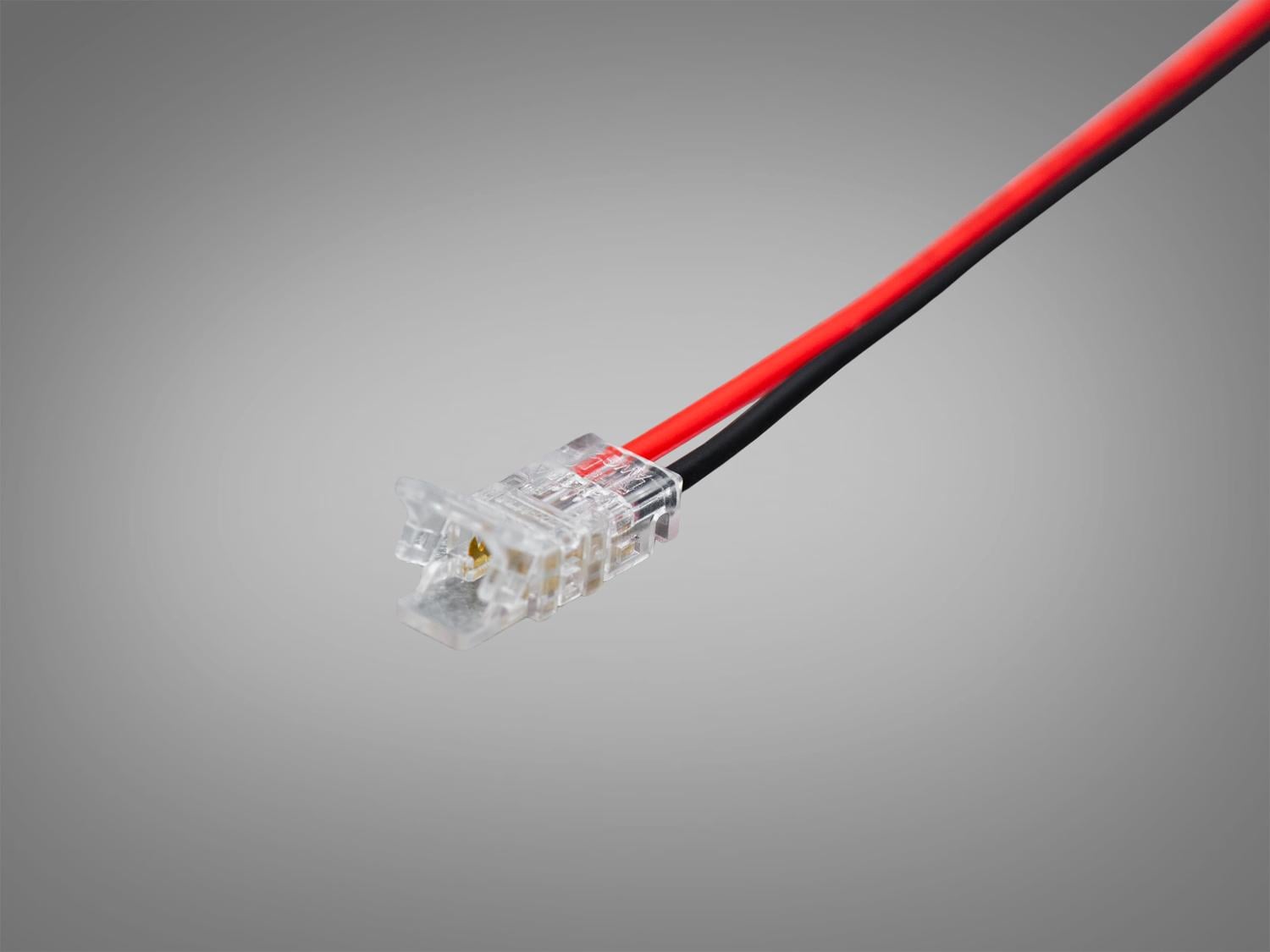 Коннектор для SMD и COB ленты 5 мм (PCON 2pin/CAB-5mm-clear)