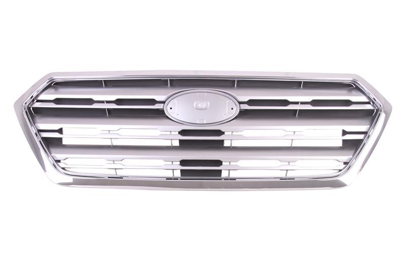 Решетка передняя под покрас + хромированная накладка Subaru OutBack (CP SU-OUT-14-1850)