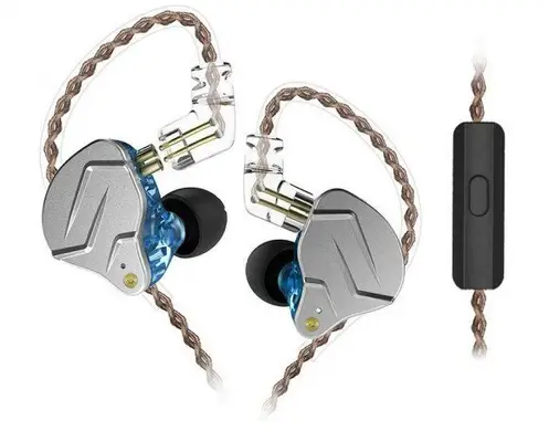 Наушники KZ ZS10 Pro с микрофоном Blue