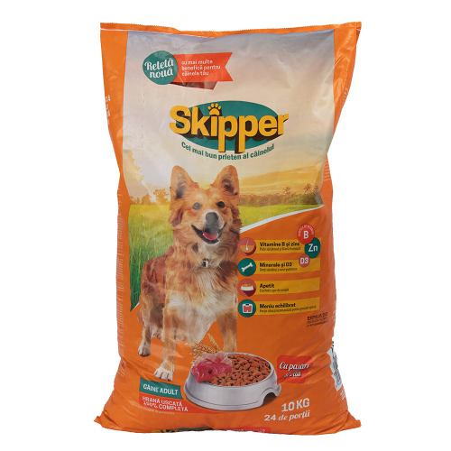 Сухой корм Skipper для собак с курицей и говядиной 10 кг