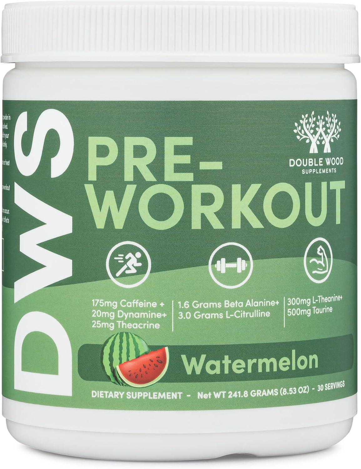 Предтренировочный комплекс Double Wood DWS DWS Pre-Workout Watermelon 260 г