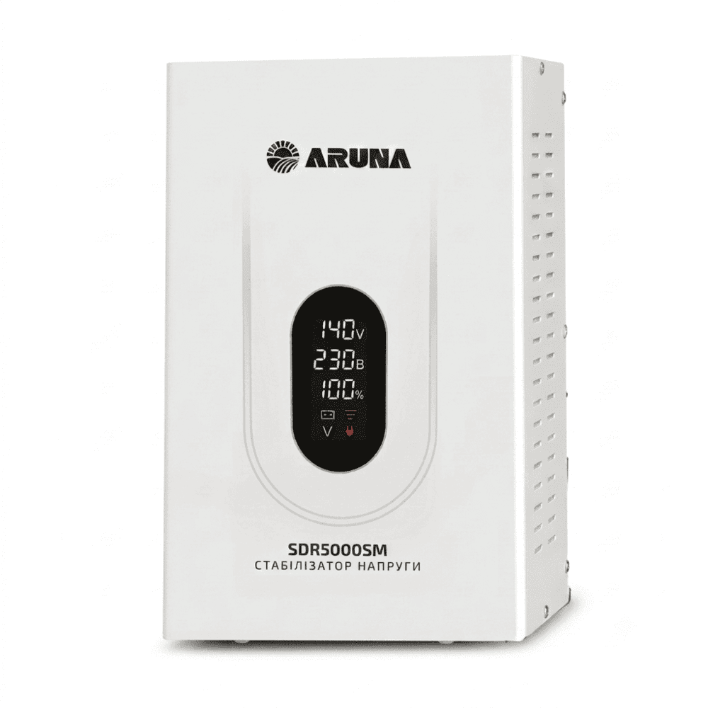 Стабілізатор напруги симісторний Aruna SDR 5000 SM (2200000118738) Стабілізатор напруги симісторний Aruna SDR 5000 SM (2200000118738)