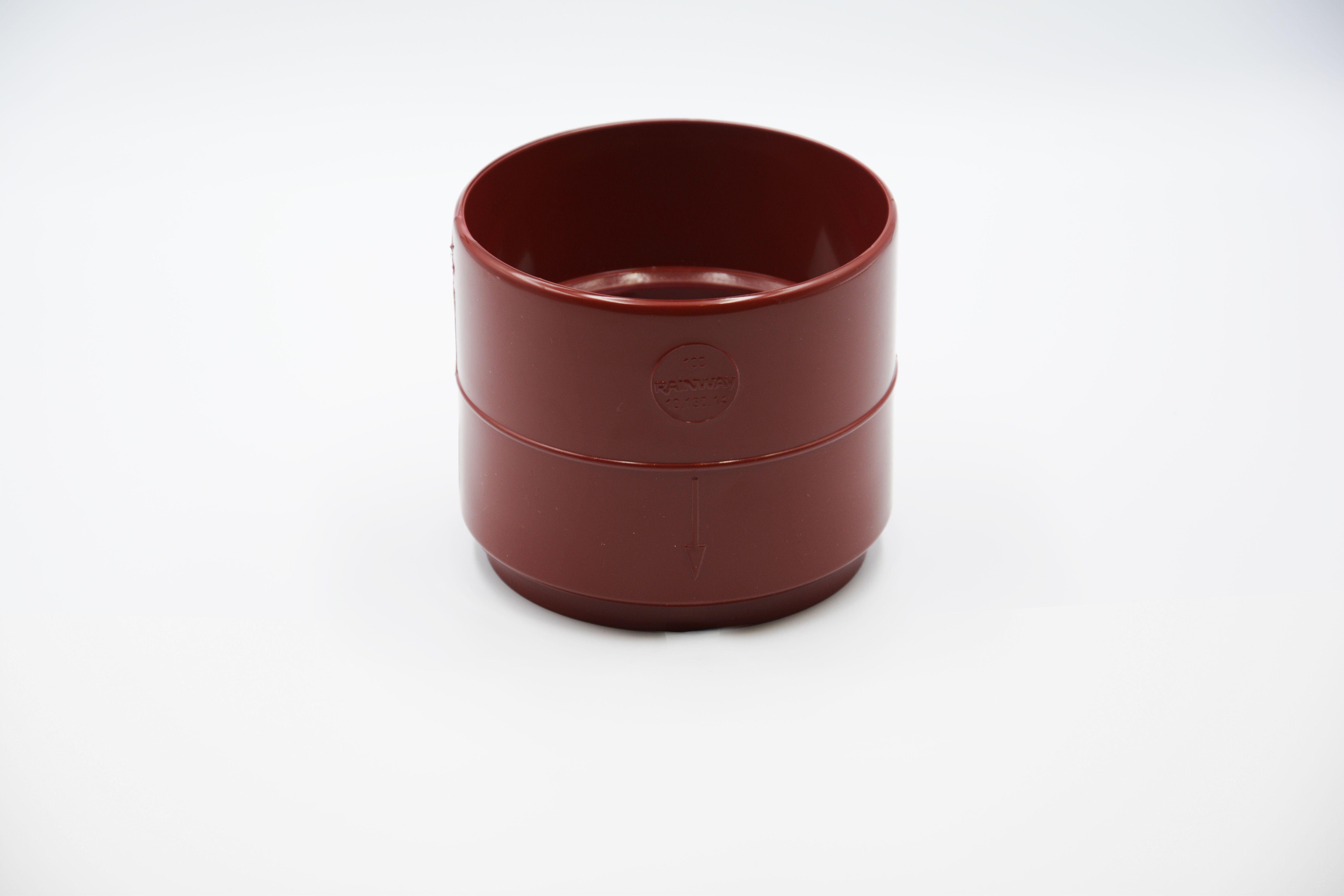 Муфта водосточной трубы RAINWAY D 75 мм RAL 3004 Красный (10.090.14.004.RW) Муфта водосточной трубы RAINWAY D 75 мм RAL 3004 Красный (10.090.14.004.RW)