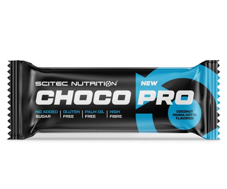 Вуглеводно-протеїновий батончик Scitec Nutrition Choco Pro Bar 55 g Coconut Panna Cotta