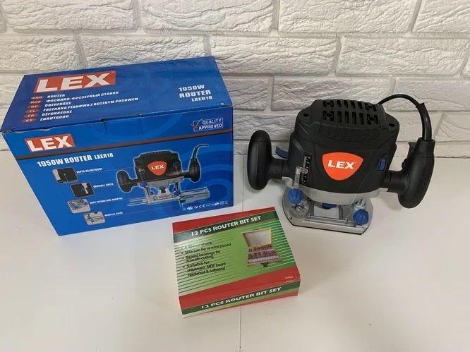 Фрезер Lex LXER18 1950 Вт + набір фрез (10315) - фото 3 Фрезер Lex LXER18 1950 Вт + набір фрез (10315) - фото 3