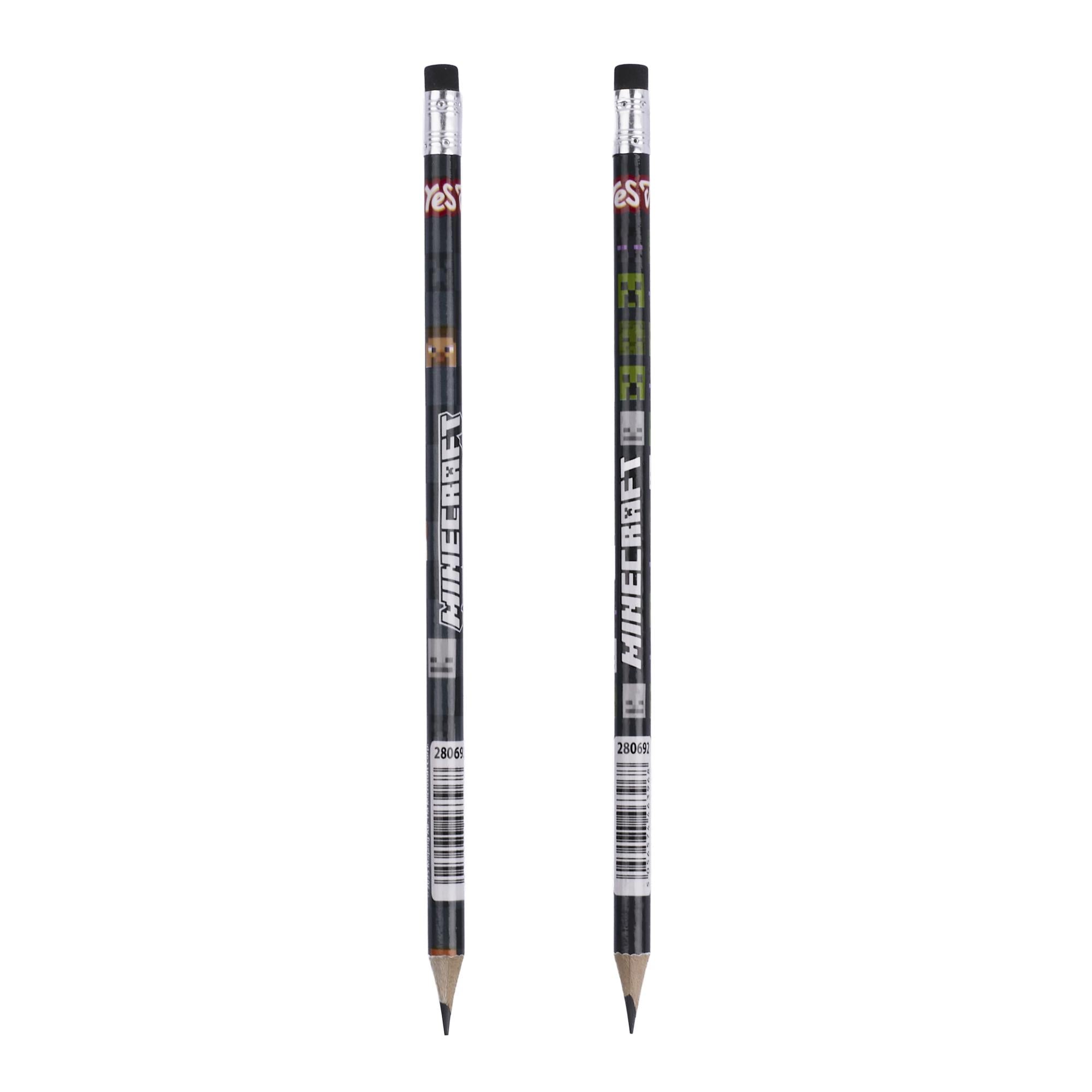 Карандаш чернографитный YES HB Minecraft (280692)