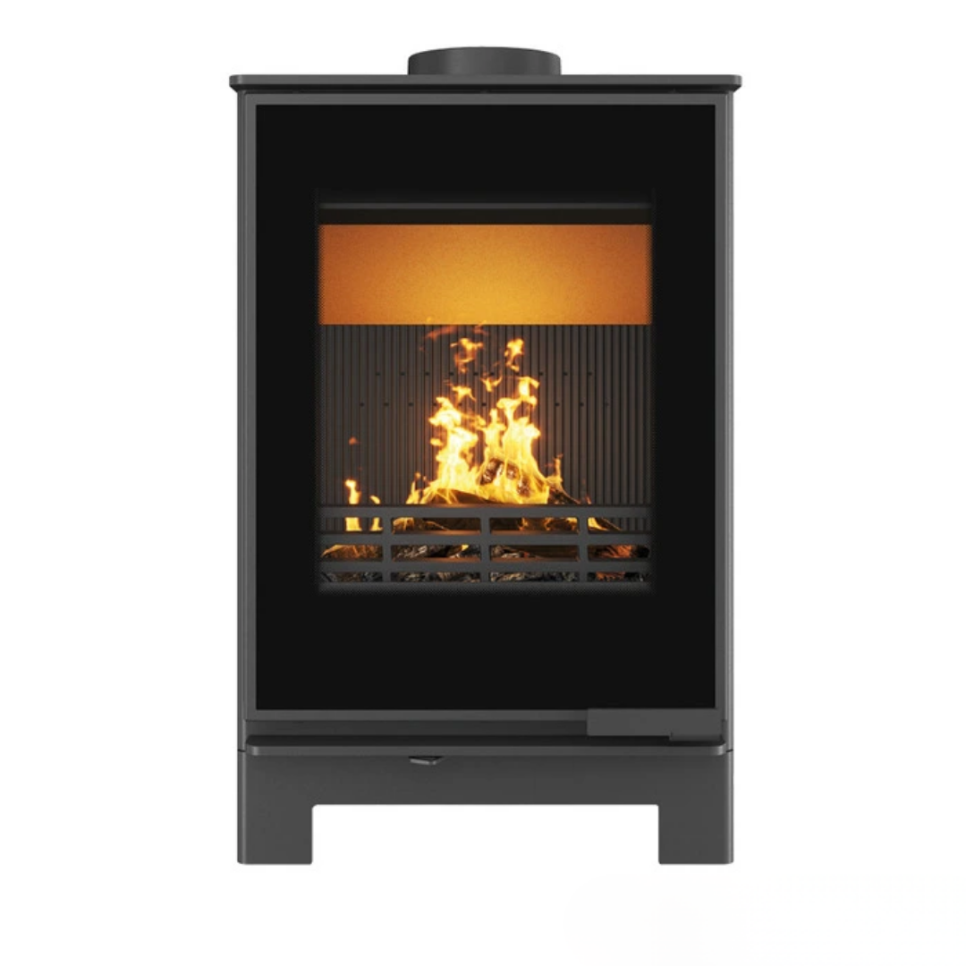 Печь-камин на дровах стальная KAWMET HARITA S15i Basic Decor 6,5 кВт (WS15i-Basic-Decor)