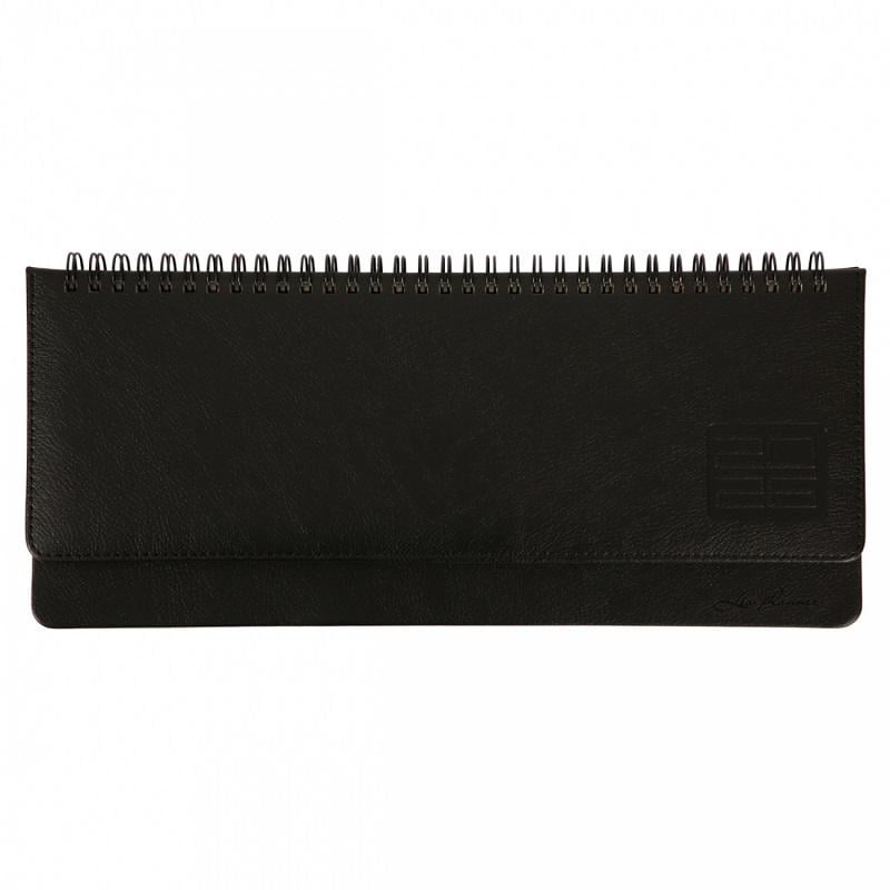 Планинг настольный датированный на 2026 год Leo Planner Persona 128 стр. 34х13 см Черный (252657)