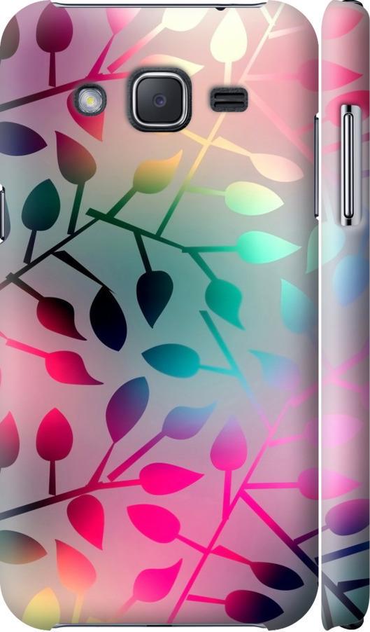 Чехол на Samsung Galaxy J2 J200H Листья (2235c-190-42517)
