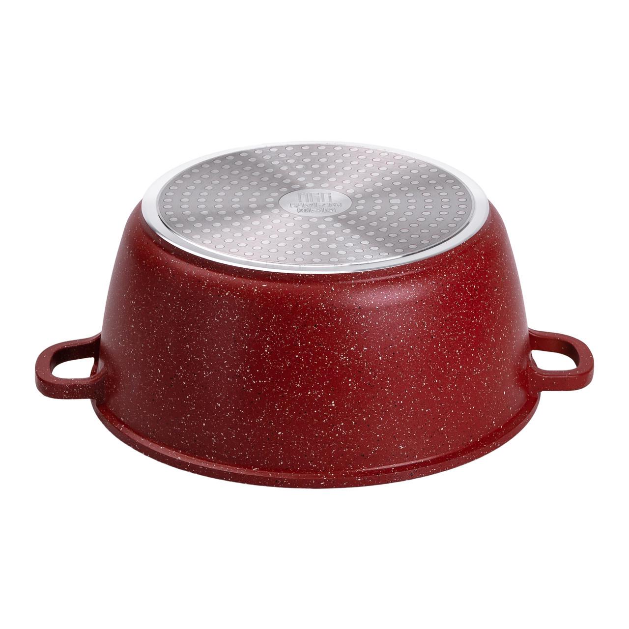 Набір із трьох алюмінієвих каструль MGC із товстим дном та кришками з антипригарним покриттям - фото 3 Набір із трьох алюмінієвих каструль MGC із товстим дном та кришками з антипригарним покриттям - фото 3