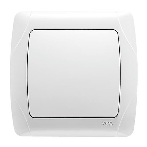 Выключатель одноклавишный Viko Carmen Белый (27548878)