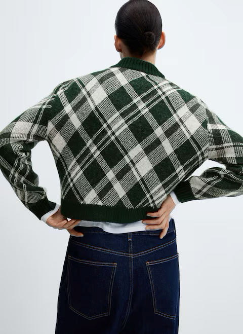 Джемпер жіночий з блискавкою MANGO 67073269 S Зелений - фото 5 Джемпер жіночий з блискавкою MANGO 67073269 S Зелений - фото 5