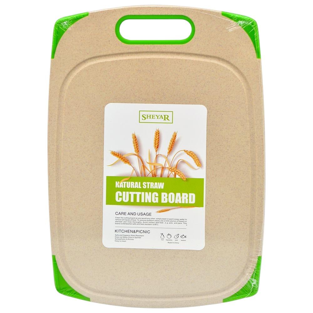 Доска кухонная Sheyar Эко антибактериальная 35,5х25,5х0,8 см Бежевый (R29044)