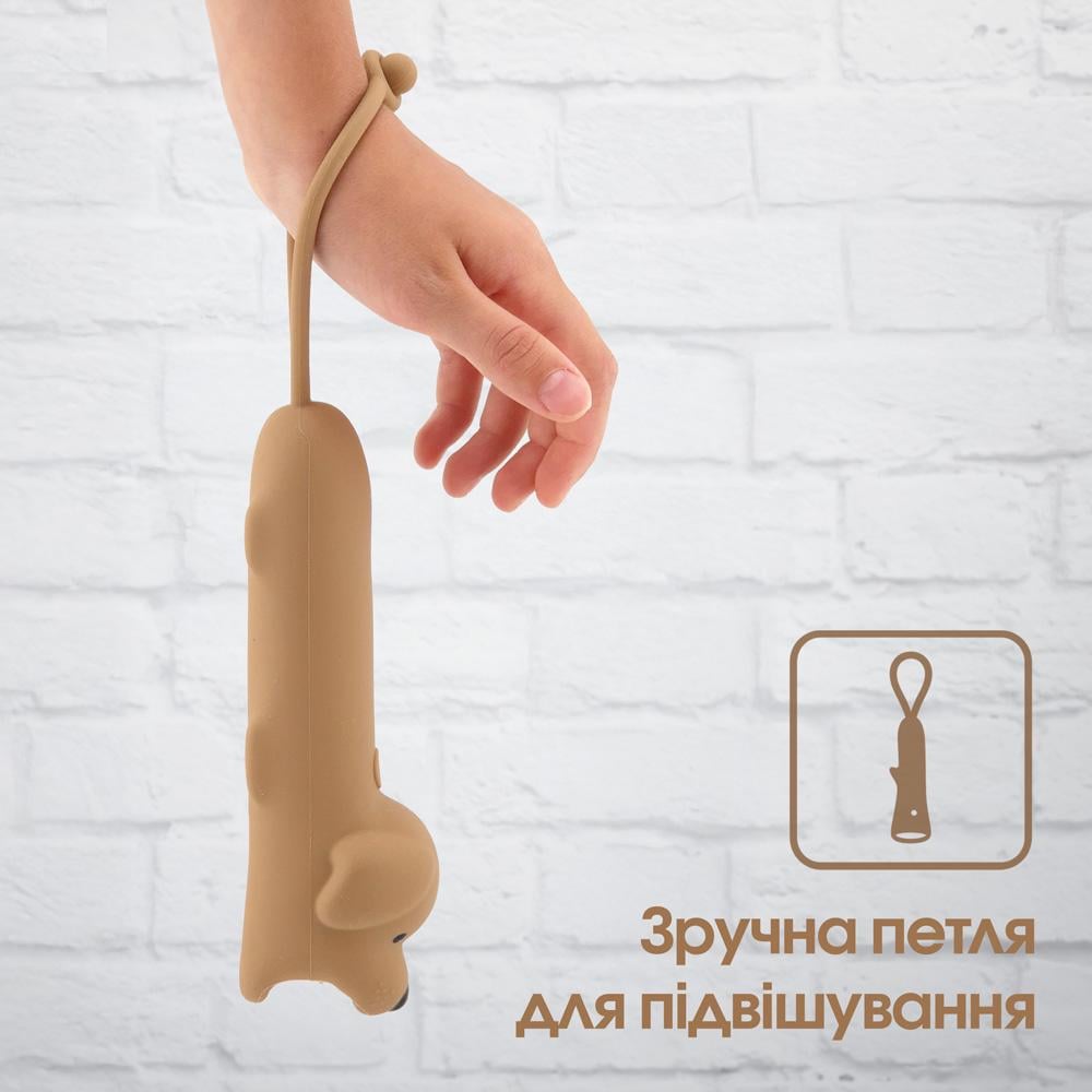 Ліхтарик дитячий LOSSO Собака силіконовий 3,5 Вт (541980330) - фото 2 Ліхтарик дитячий LOSSO Собака силіконовий 3,5 Вт (541980330) - фото 2