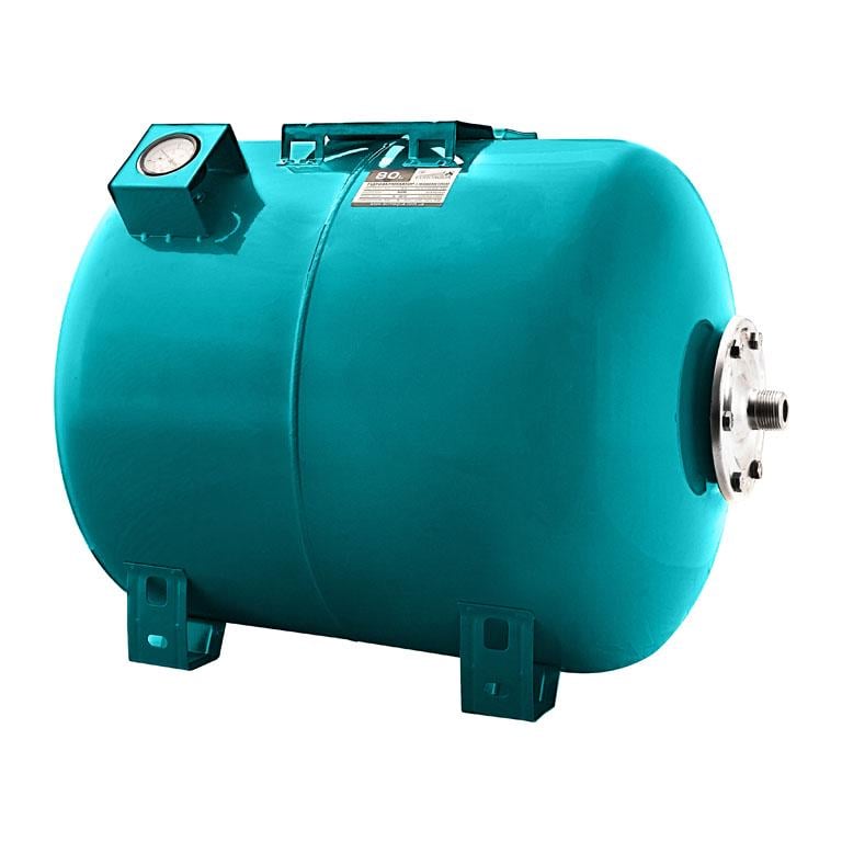 Гидроаккумулятор с манометром Euroaqua 80 Н (31802804)