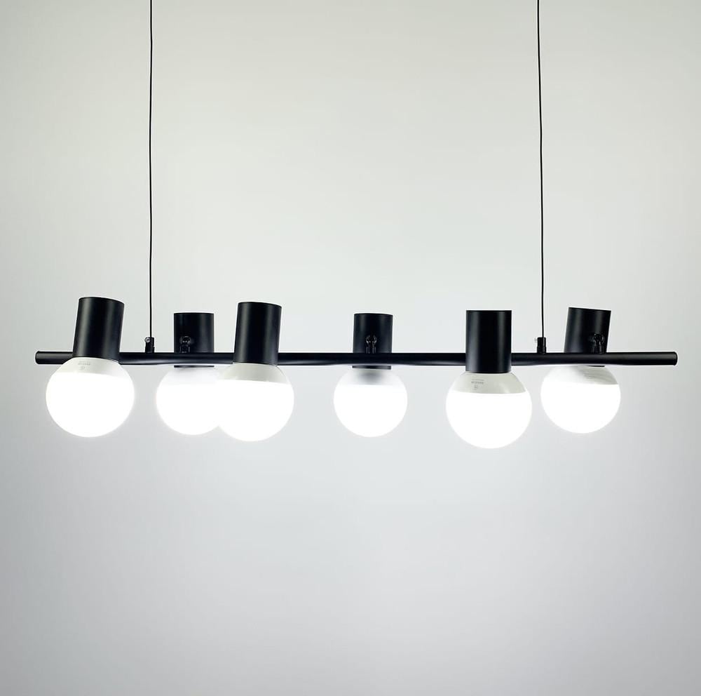 Люстра подвесная удлиненной формы на 6 ламп (JU18/6)