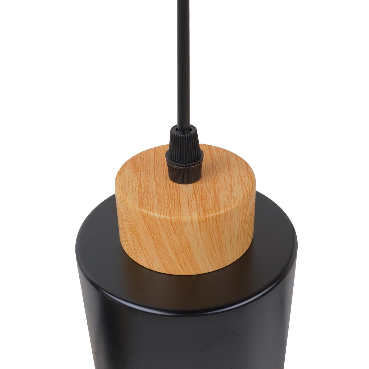 Люстра-подвес для кухни BL-653S/3 E27 BK/Wood - фото 2 Люстра-подвес для кухни BL-653S/3 E27 BK/Wood - фото 2