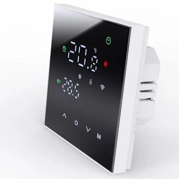 Програматор M3H WiFi сенсорний для теплої підлоги Чорний (2727029089)