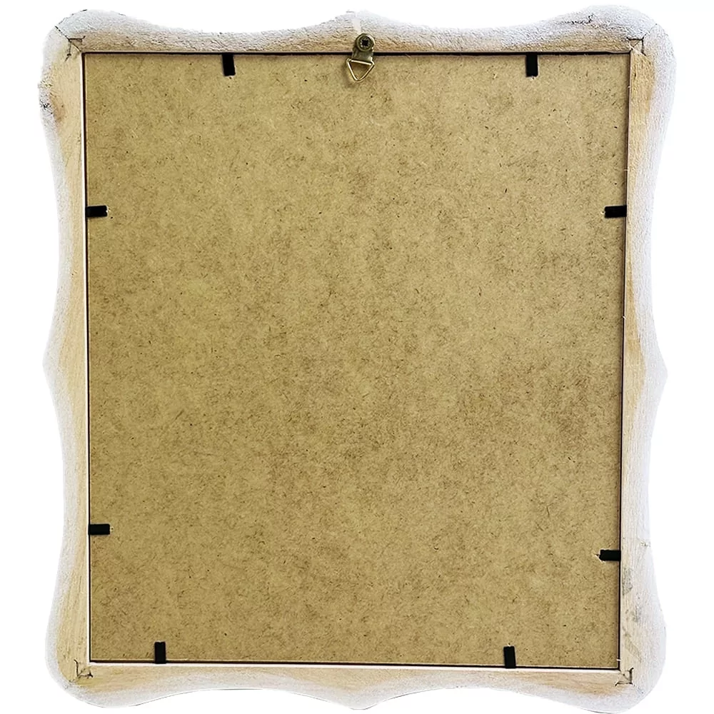 Ікона Свята Богородиця Нев'янучий цвіт на склі в білій рамі (201011977) - фото 4