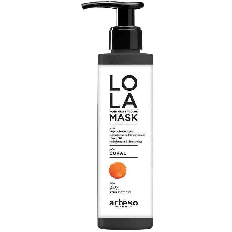 Маска для волосся тонуюча Artego Lola Mask Coral Корал 200 мл (2028210210)