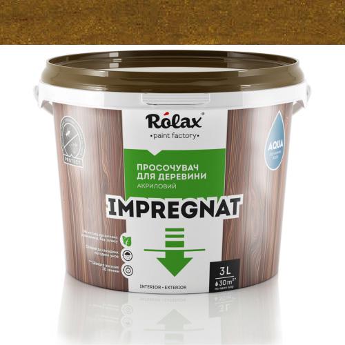 Просочення для деревини акрилове Rolax IMPREGNAT 3 л 206 Світлий Дуб (15048) - фото 1