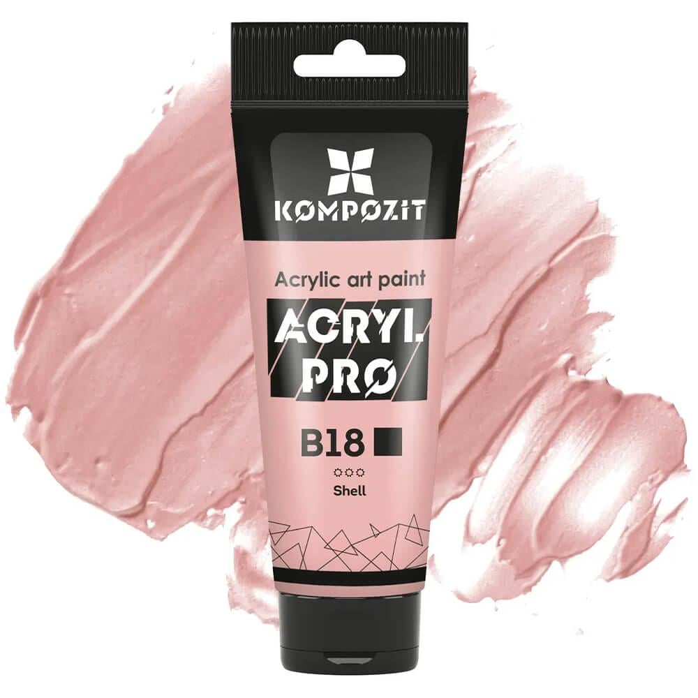 Акрилова фарба ART Kompozit B18 75 мл Мушля (59B18) - фото 1 Акрилова фарба ART Kompozit B18 75 мл Мушля (59B18) - фото 1