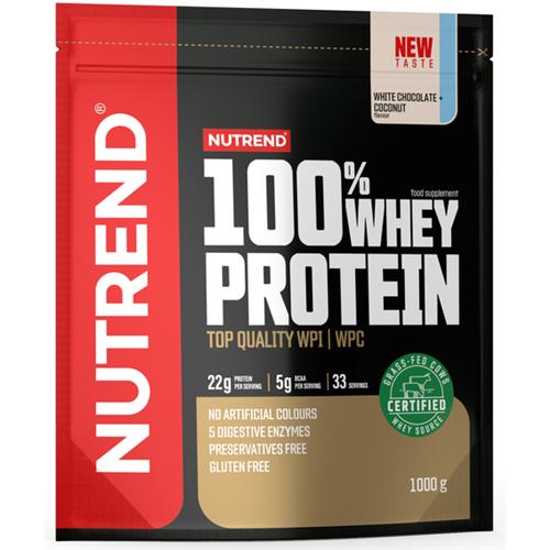 Протеин Nutrend 100% Whey Protein 1000 г 33 порции White Chocolate/Coconut