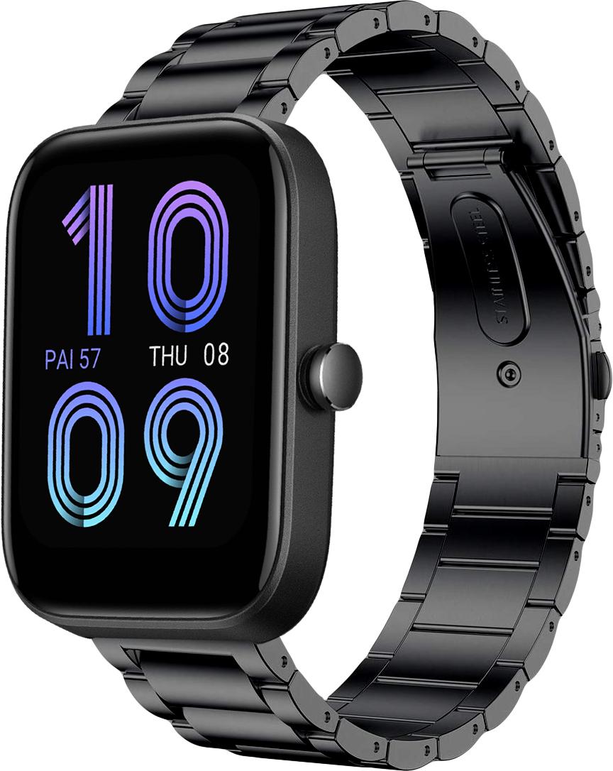 Браслет металлический Shape для Amazfit Bip 3 Black (28057-2B)
