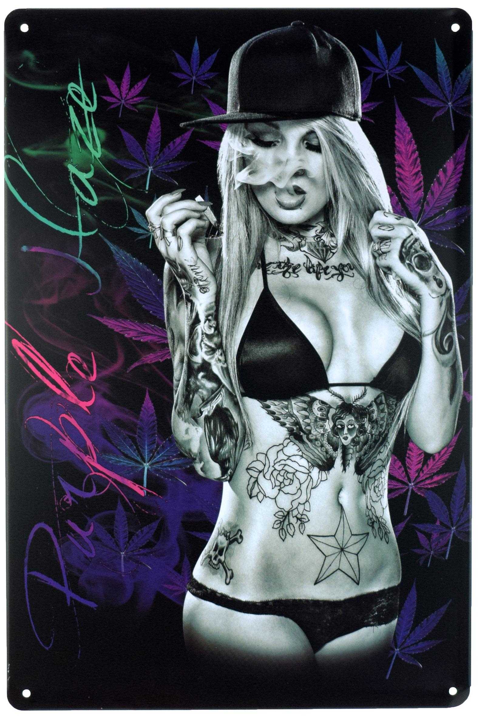Табличка металева Фіолетовий Туман/Purple Haze 20x30 см