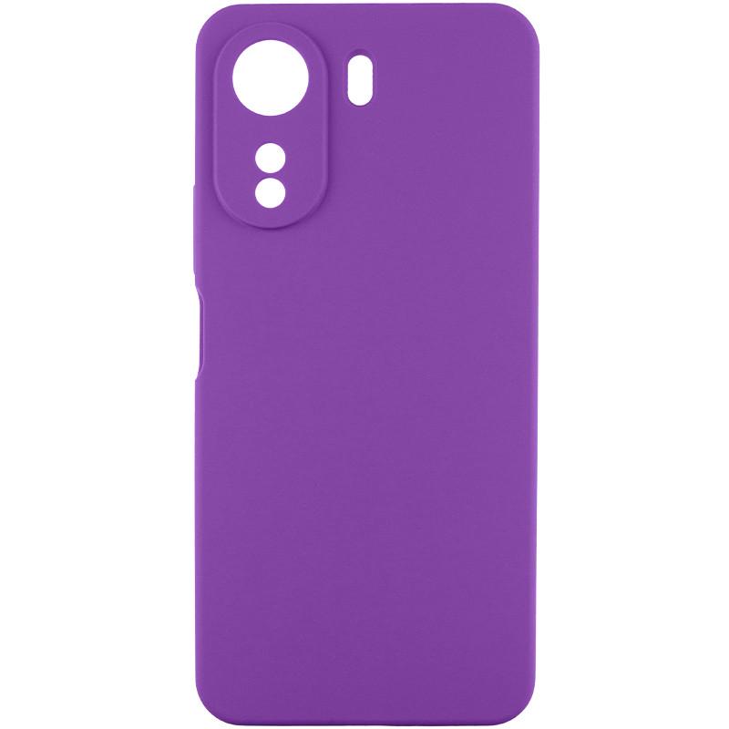 Протиударний Чохол Silicone Cover Lakshmi Full Camera (AA) для Xiaomi Redmi 13C / Poco C65 Фіолетовий/Purple