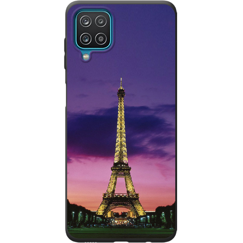 Чехол Boxface Samsung A225 Galaxy A22 Полночь в Париже Черный силикон (42748-up964-42994)
