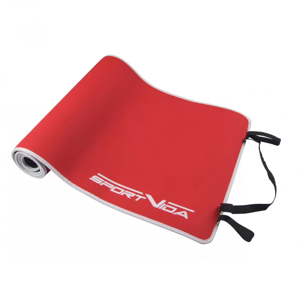 Коврик спортивный SportVida Neopren 6 мм Red (22918)