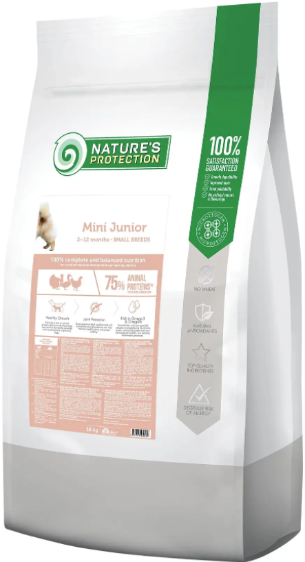 Корм сухой Mini Junior Small Breeds для щенков малых пород 18 кг (NPB46026)