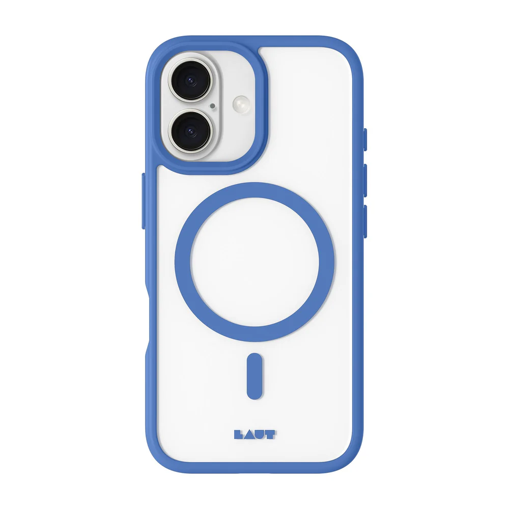 Чехол-накладка Laut Huex Protect for iPhone 16 with MagSafe, Blue (L_IP24A_HPT_BL)
