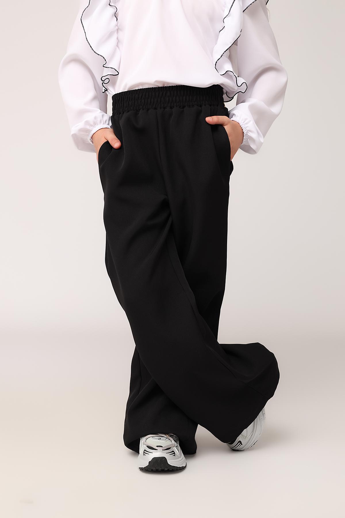 Брюки для девочки ЦБ-00276967клеш 146 см Черный (SKT001066640) Брюки для девочки ЦБ-00276967клеш 146 см Черный (SKT001066640)