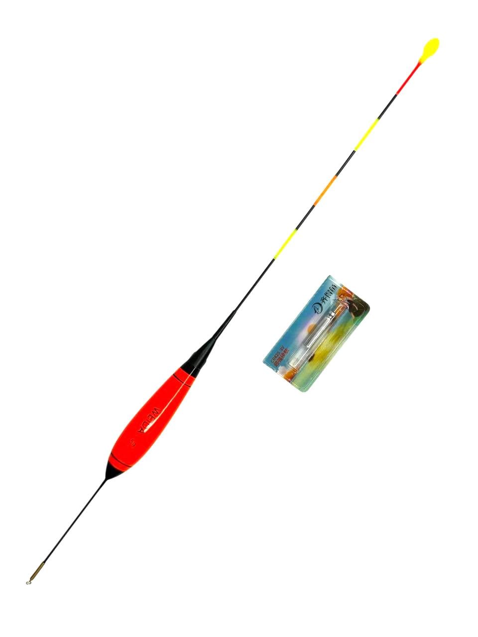 LED-поплавок Weida светится 5 г 30 см Красный (233586398891)