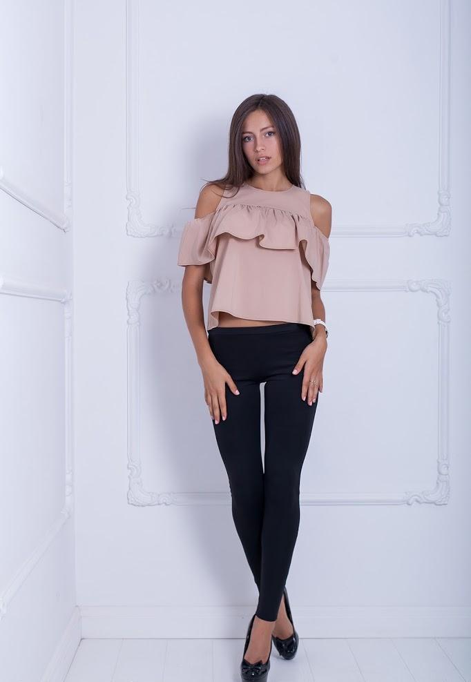 Блузка женская Podium Gabriella 20081-BEIGE S Бежевый