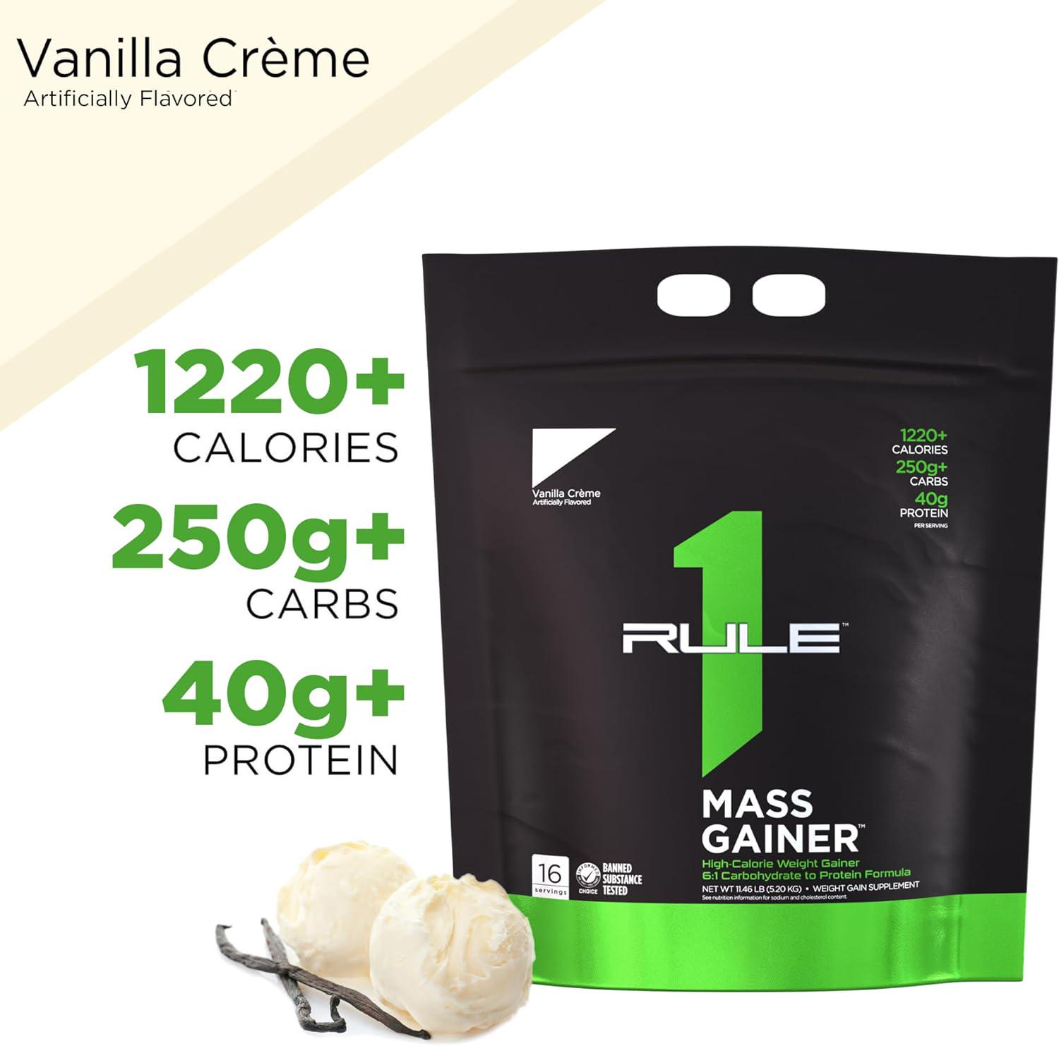 Гейнер Rule One Mass Gainer Vanilla Creme 5,25 кг - фото 3