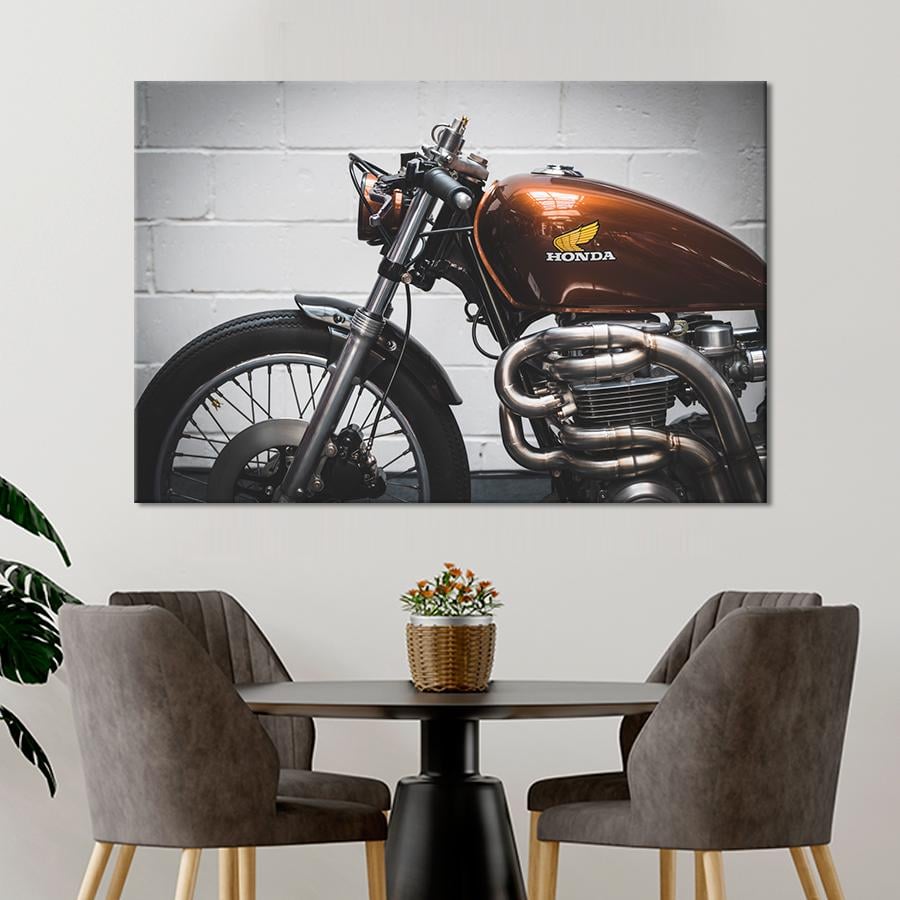 Картина Автомобиль Мотоцикл Honda CB 400 120x80 см (A1178-1)