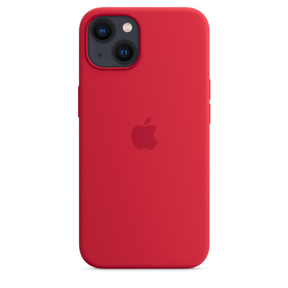 Силіконовий чохол-накладка Apple Silicone Case for iPhone 13, Product Red (HC)(A) - фото 2