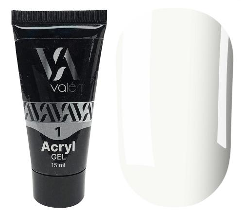 Полигель Valeri Acryl Gel 15 мл №01 White