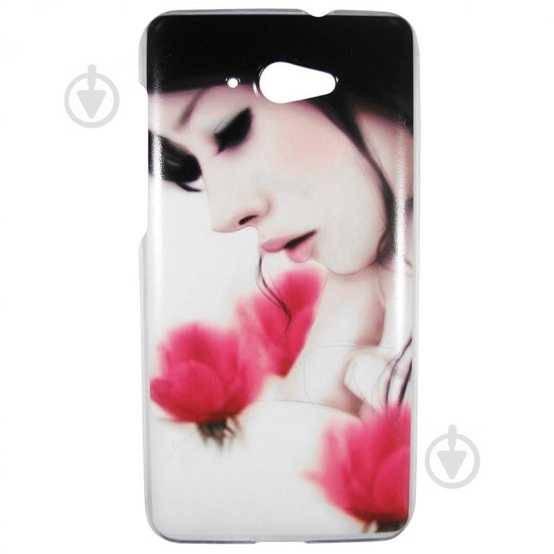 Чехол с рисунком Printed Plastic для Lenovo S930 Девушка среди цветов (hub_waaX95926)