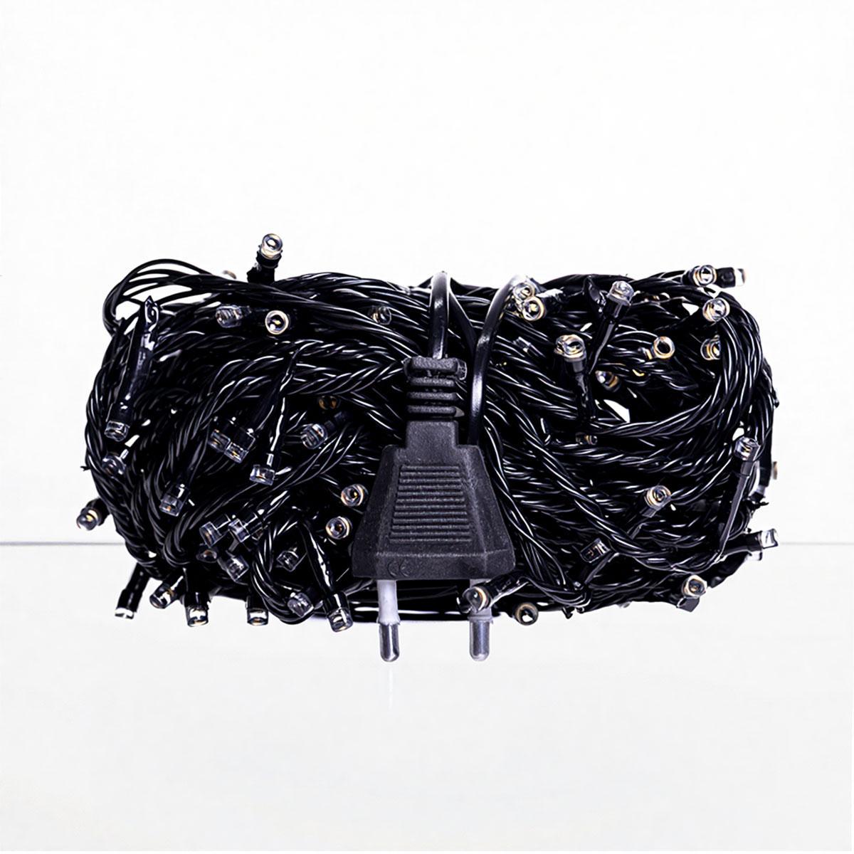 Гірлянда кімнатна Нитка W180LED18MBY 18 м 180 LED Чорний/Теплий Білий (29912754) - фото 4 Гірлянда кімнатна Нитка W180LED18MBY 18 м 180 LED Чорний/Теплий Білий (29912754) - фото 4