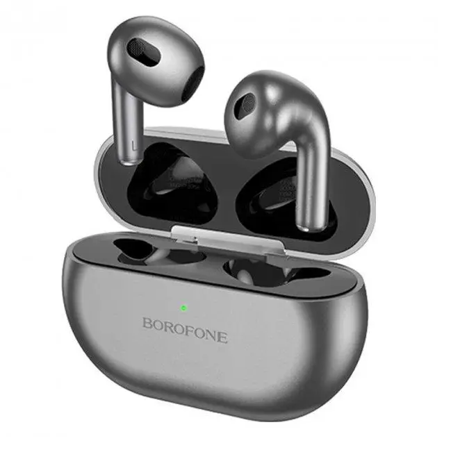 Наушники беспроводные гарнитура Borofone BW09 TWS Silver (13678515)