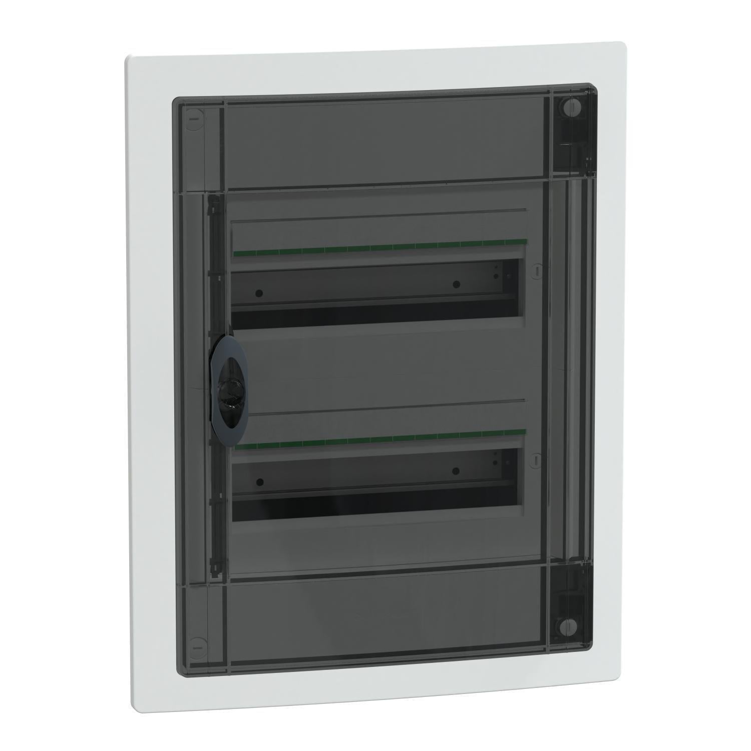 Щит розподільчий врізний Schneider Electric PrismaSeT XS 2 ряди 26 модулів з дверцятами Димчастий (LVSXP213)