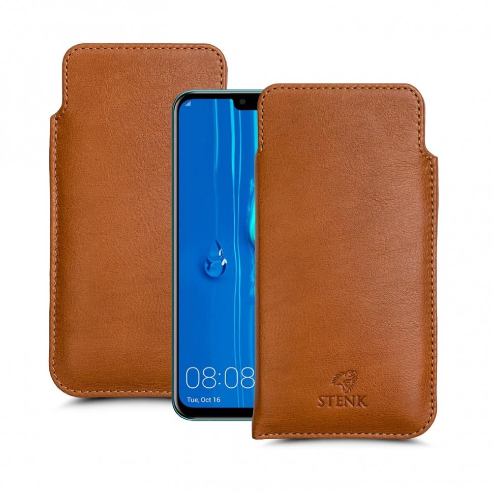 Футляр Stenk Elegance для Huawei Y9 (2019) Camel (63425)