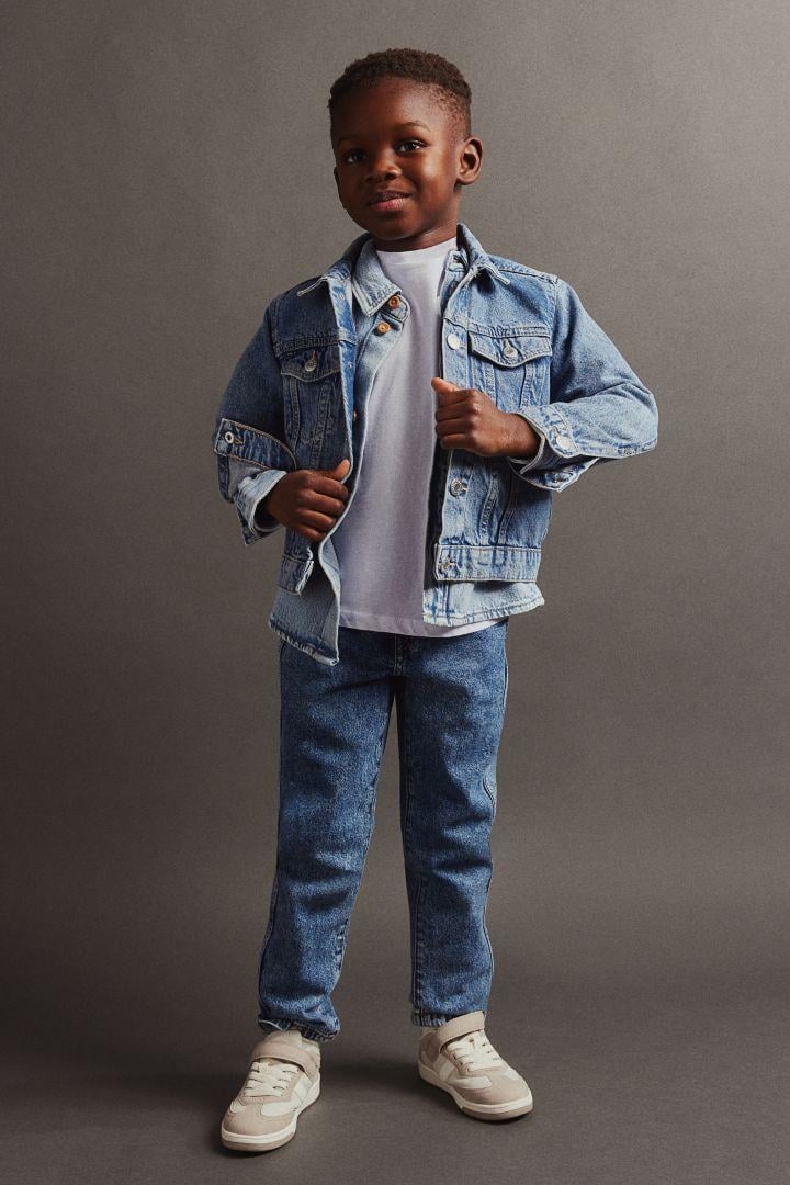 Джинсы H&M 140 см Темный деним (1162803)