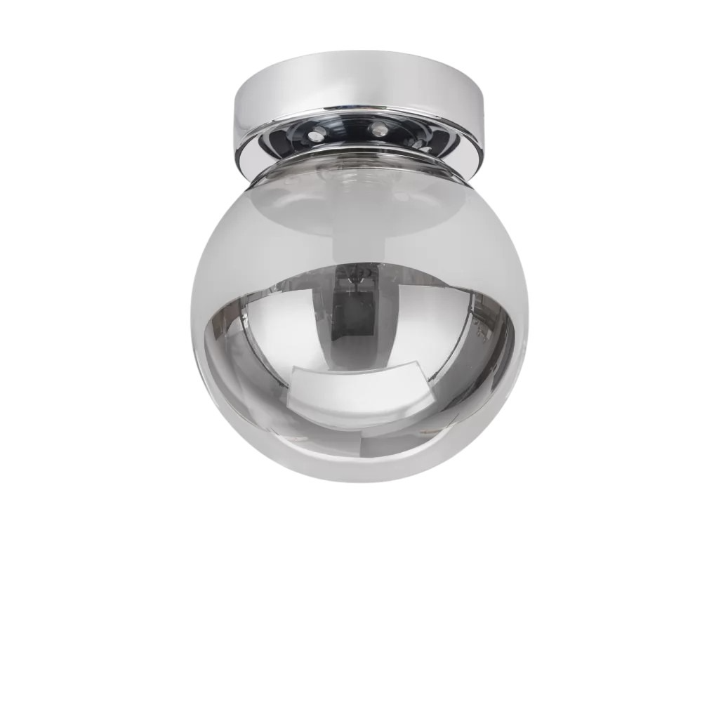 Потолочный светильник Retro Minimalist с плафоном Chrome/Graphite (CL-000101/CHR+GRP) Потолочный светильник Retro Minimalist с плафоном Chrome/Graphite (CL-000101/CHR+GRP)